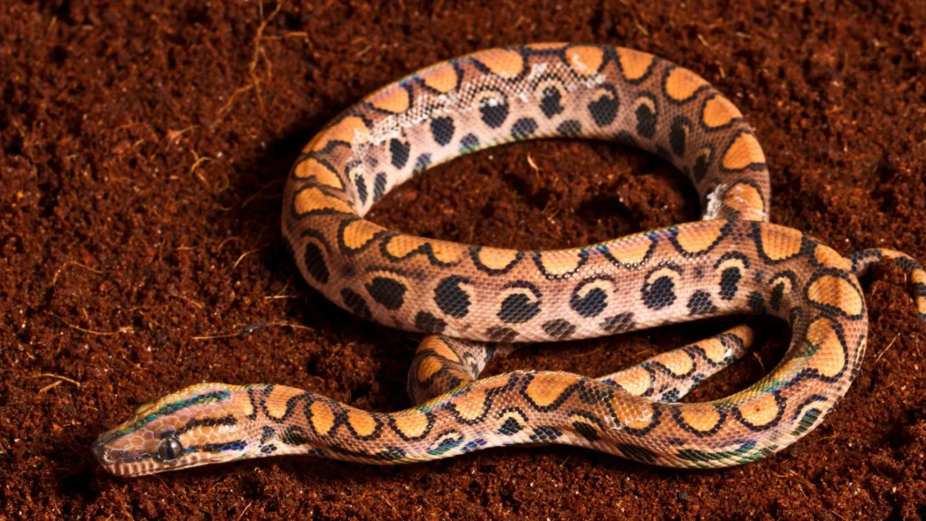 Rainbow Boa - an exotic pet snake known for its iridescent scales and striking appearance.